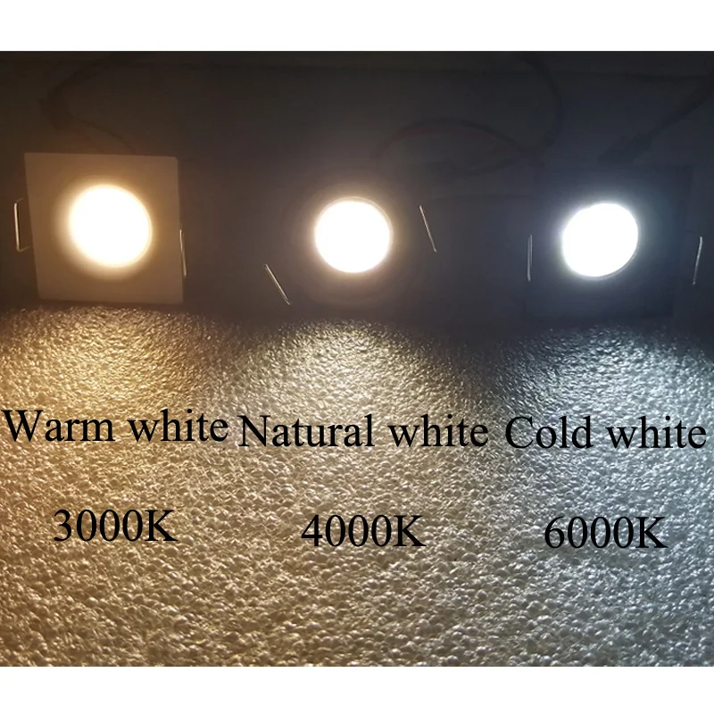 LED mini Downlight Under Cabinet Spot Light 3W for Ceiling Recessed Lamp AC85-265V Dimmable Down lights with driver 5