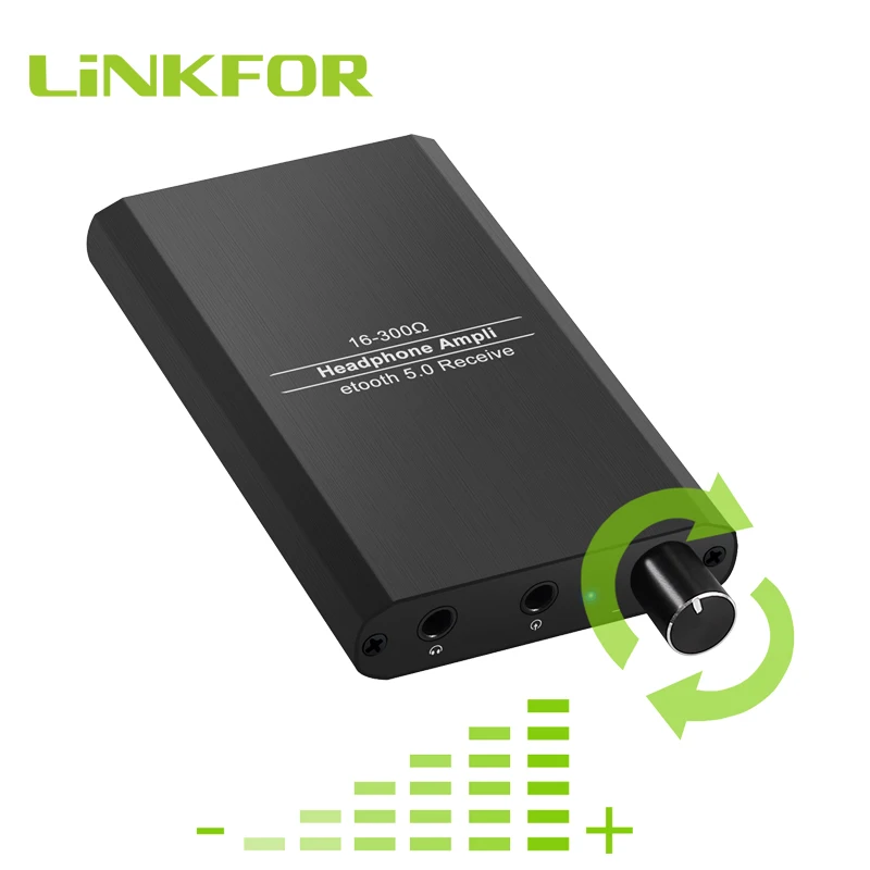 LiNKFOR HiFi Headphone Amplifier Bluetooth Earphone Amp 16 300 Portable 3 5mm Audio Amp For aptX Low Latency SBC AAC Phones
