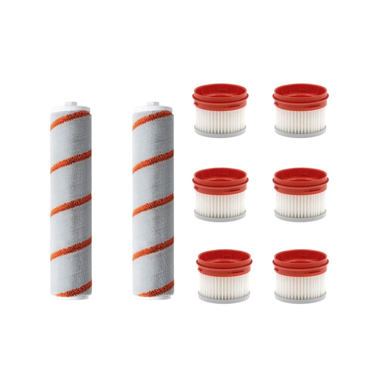 

Dreame 8Pcs/set Roller Brushes Filter Replacements for V9 Cordless Handheld Vacuum Cleaner Accessories