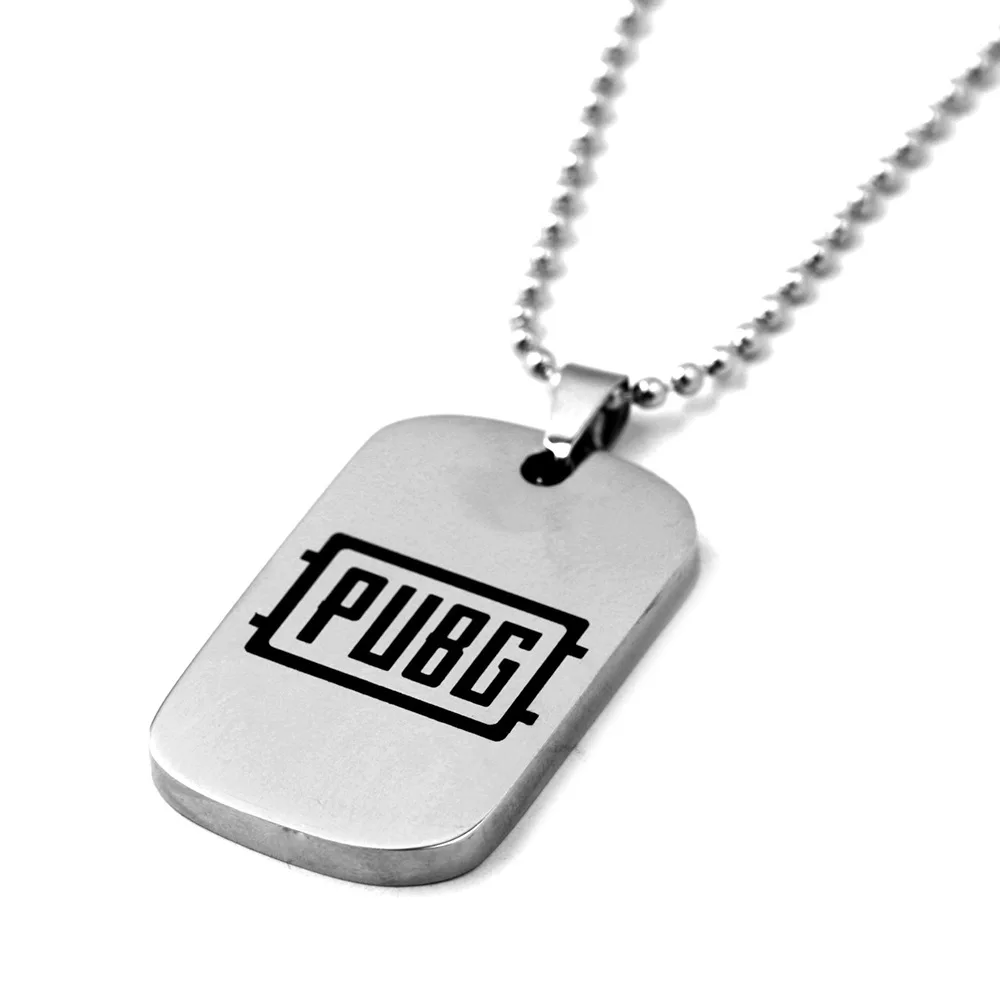  Jedi Survival Keychain Chicken Game PUBG Logo Keychain Necklace Processing Customizable Brand