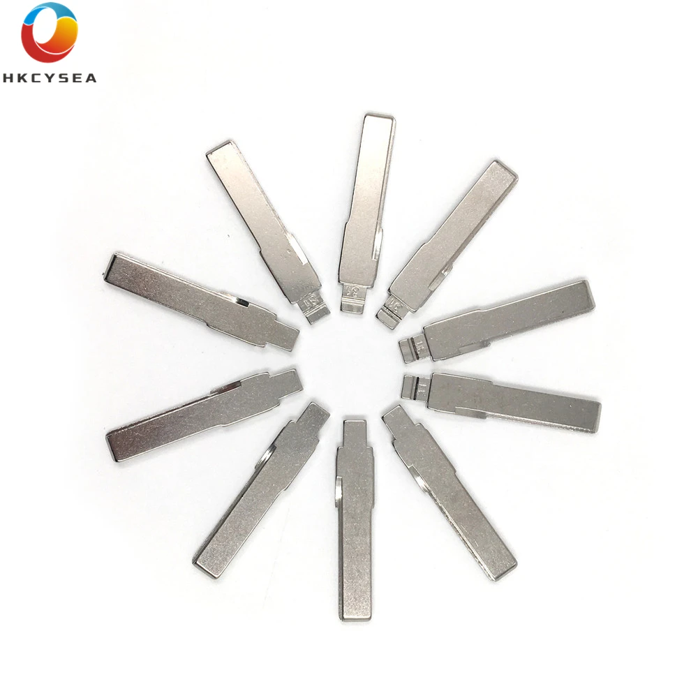 HKCYSEA-10-pcs-lot-NO-31-HU66-Key-Blade-HAA-Flip-Remote-Car-Key-Blade-Fit