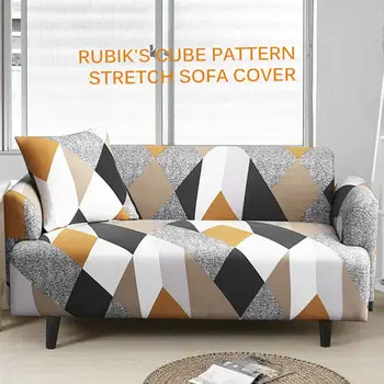 

Stretch Slipcovers Sectional Elastic Stretch Sofa Cover For Living Room Couch Cover L Shape Armchair Cover Single/Two/Three Seat
