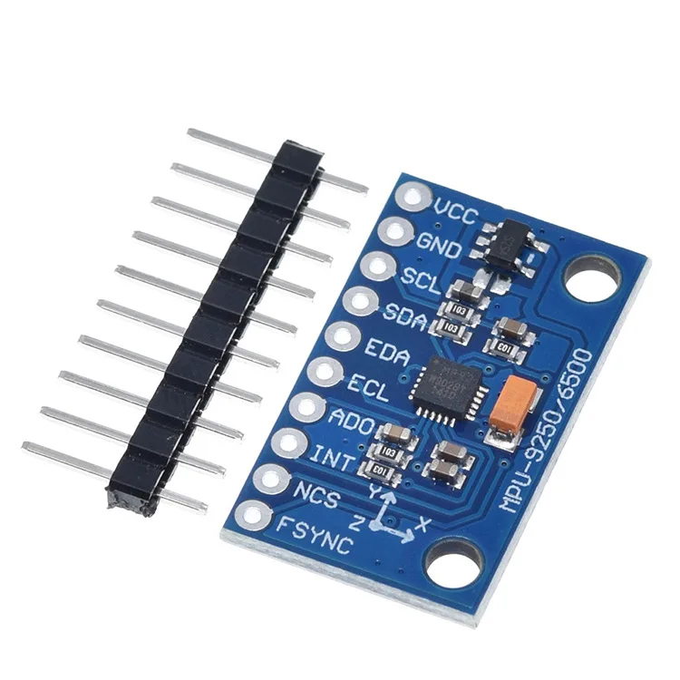 Технические характеристики модуль датчика с 9 осями I2C/SPI связи трехосевое