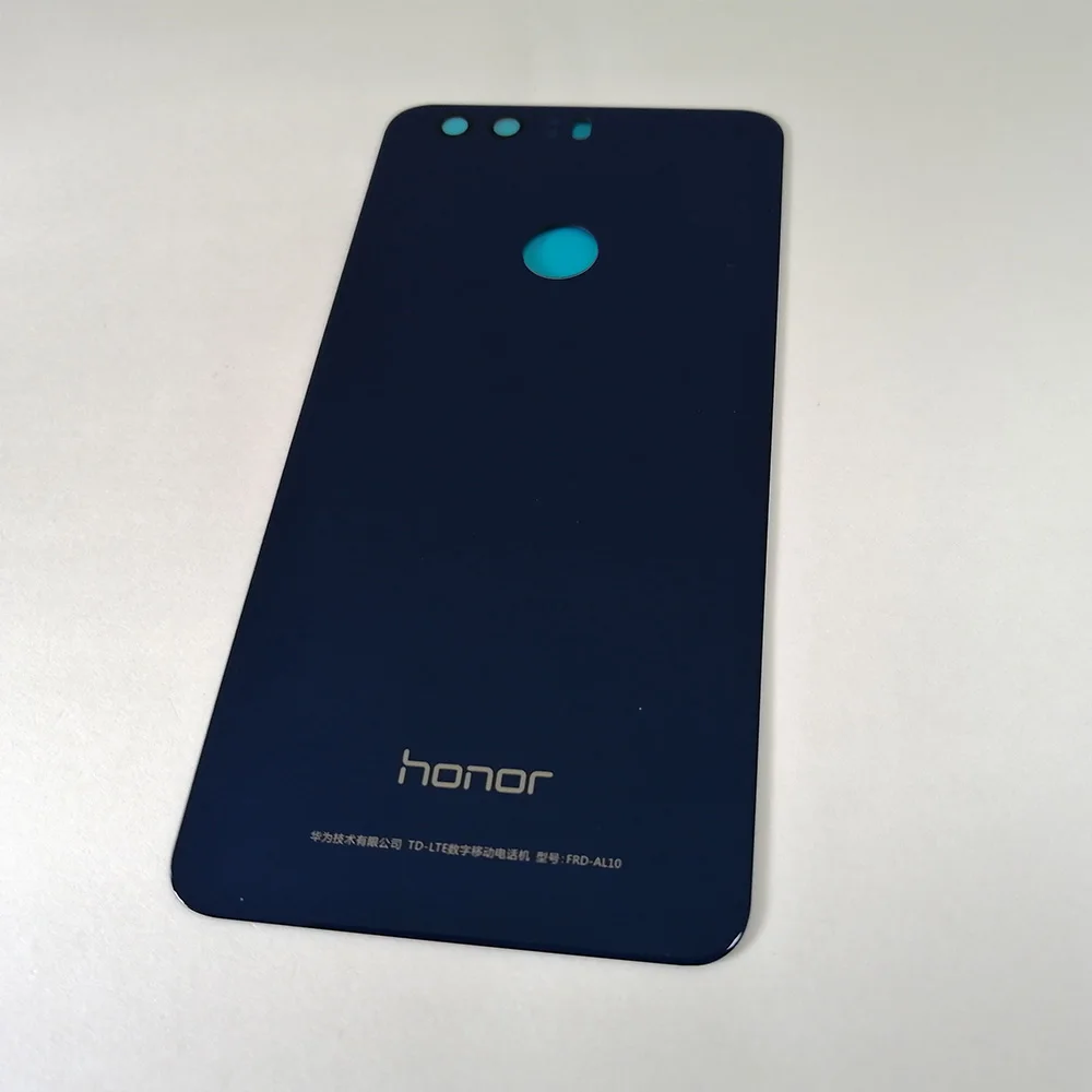 Blue for Honor 8 huawei Honor 8 задний корпус 3D закаленное стекло крышка батареи Замена задняя дверь Чехол Жесткий Ремонт Запчасти - Цвет: Blue for Honor 8