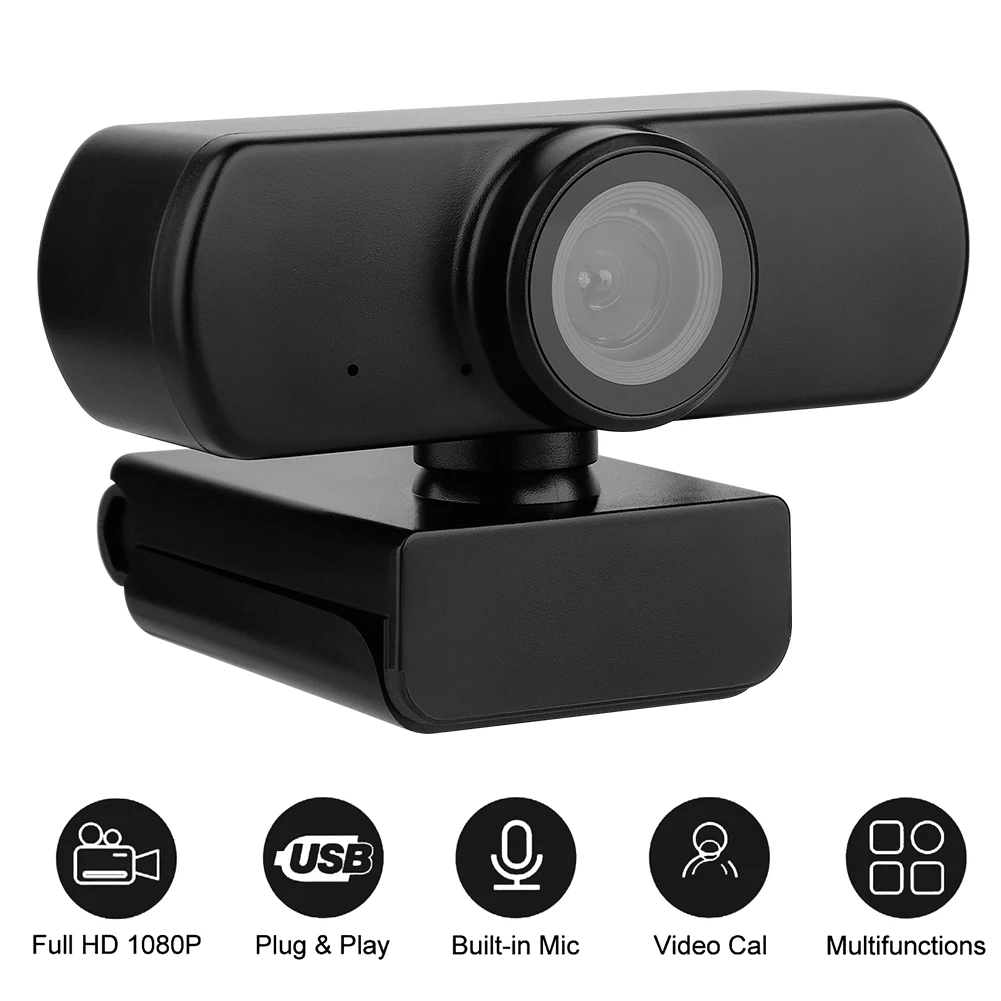 Webcam 1080p Autofocus Full Hd Usb Camera Web Cam With Microphone 