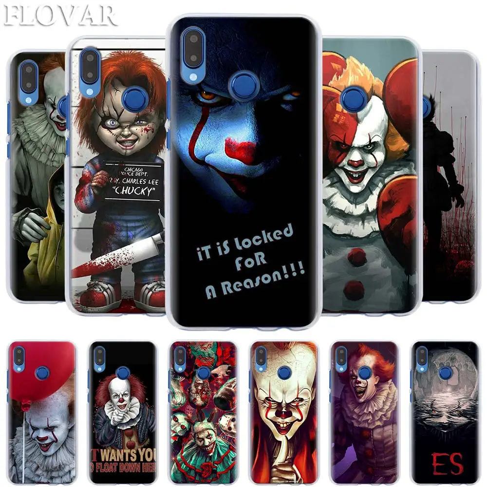 Чехлы для телефонов Pennywise The Clown Horror для huawei Y5 Y6 Y7 Y9 Honor 20 Lite 8X 9X Pro View 20 жесткий чехол
