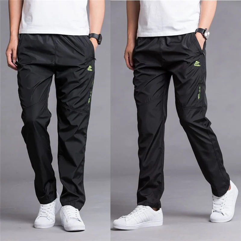 Men's Summer Straight Pants Trousers 