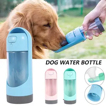

Portable Pet Dog Water Bottle With Filter 300ml Drinking water feeder for Dogs Feeding Water Dispenser Cat Dogs Outdoor Bottles