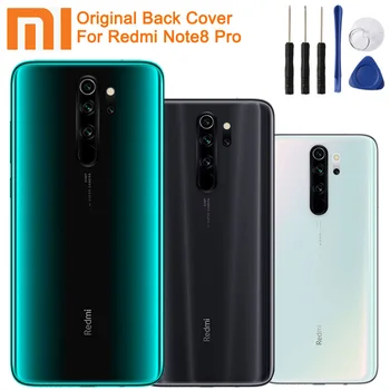

Xiao Mi Xiaomi Mi Original Glass Battery Rear Case For Xiaomi Redmi Note8 Pro Note 8 Pro Battery Back Cover Backshell +Tool