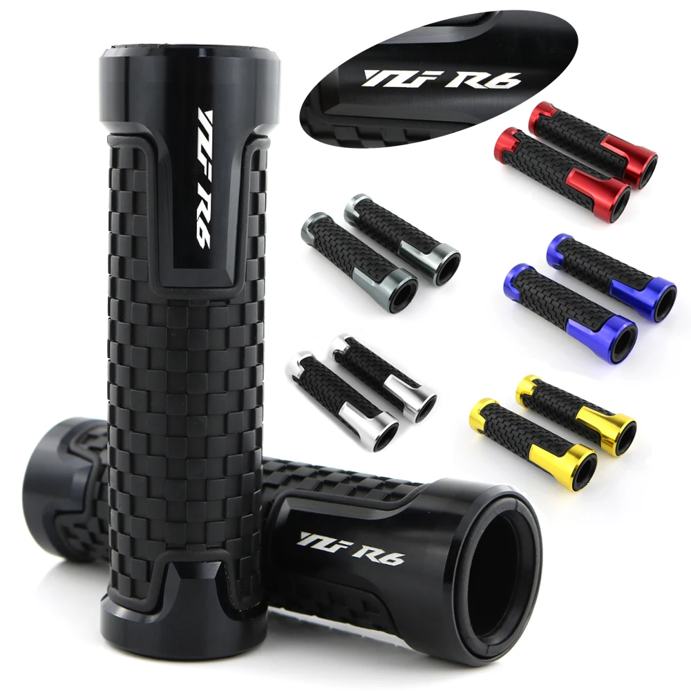 

For Yamaha YZF-R6 R6 1999-2014 Motorcycle Accessories Handlebar Handle Grips CNC Aluminum None-Slip Rubber