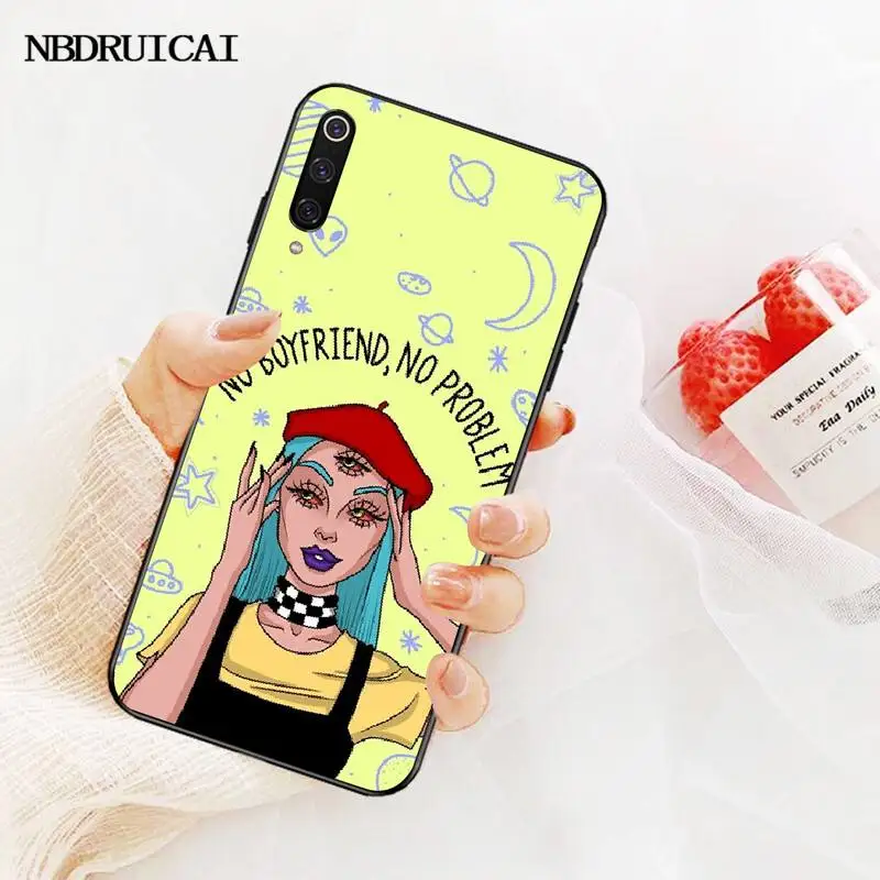 PENGHUWAN милый НЛО &quotсделай сам&quot Роскошный чехол для телефона накладка Redmi Note 8 8A 7 6