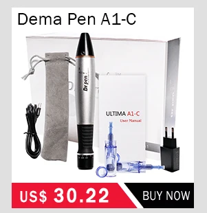 Dr. Pen Ultima Электрический Dr. pen Ultima A6 набор для ухода за кожей Инструменты микро-ручка для мезотерапии автоматический микро игольчатый ролик 12 игл
