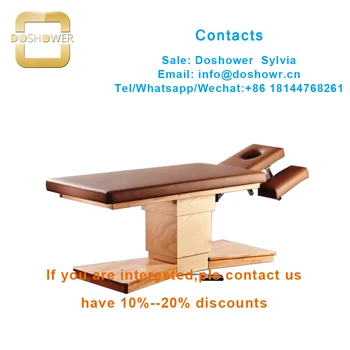 

Doshower DS-W1723 modern tufted massage bed with hydro massage bed table for nugabest massage beds