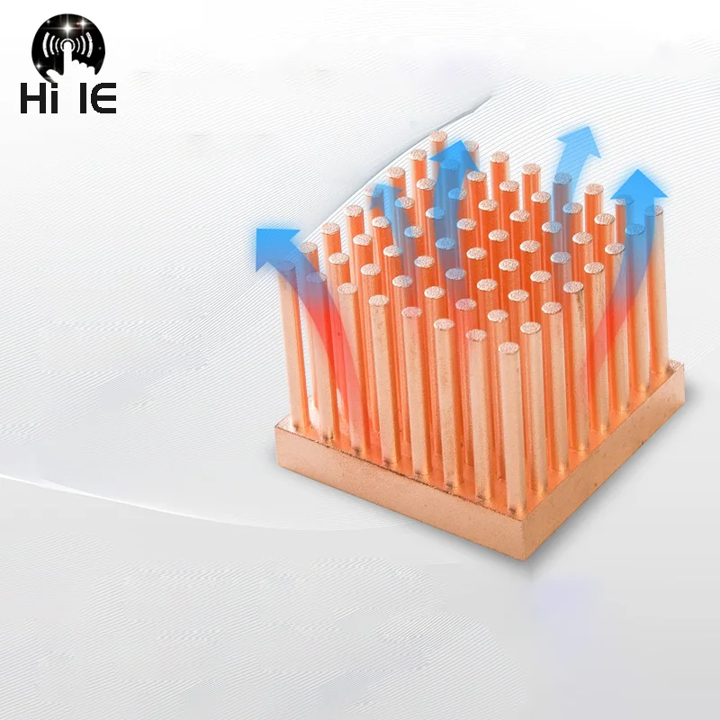 Mini Copper Heatsink Overclocking MB Silent GPU CPU Cooler Northbridge/Southbridge Chipset Cooling Pads Radiator Dissipation cpu cooler