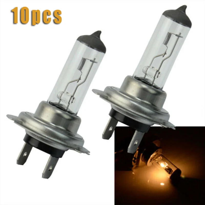 12V Автомобильные фары 3200-3500 К Высокая/ближнего и дальнего света лампы Набор Запчасти аксессуары 10 шт