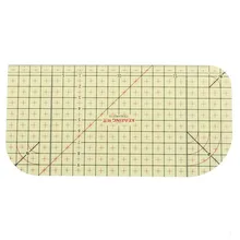 1PCS Hot Ironing Ruler Patchwork Tailor Craft Measuring Tool Cloth Cutting Rulers Patchwork Ruler Quilting Rule DIY Sewing Tools measuring tool transparent quilting sewing patchwork foot aligned ruler grid cutting edge tailor craft handmade ruler 15 3 cm
