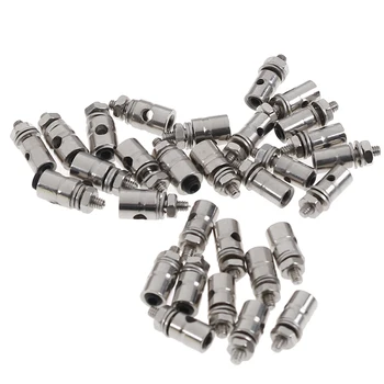 

10Pcs 2.1mm/1.8mm/1.5mm/1.1mm RC Airplane Boat Pushrod Linkage Stopper Servo Connectors Adjustable Diameter Helicopter Rc Boat