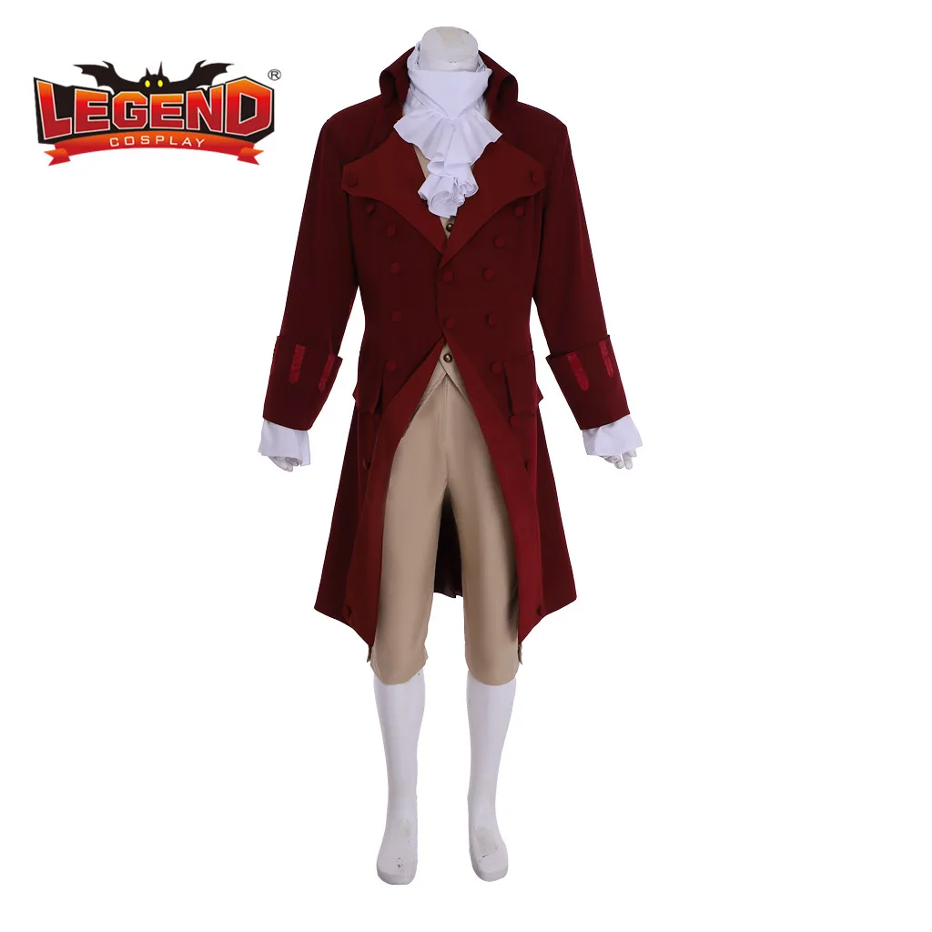 Cosplay Legend Musical Hamilton Cosplay Costume Aaron Burr Red Colonial Hamilton Suit Custom Made H001 Aliexpress
