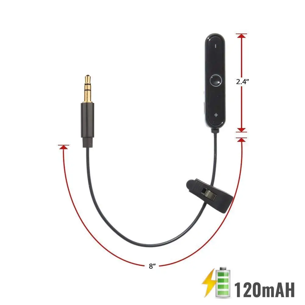 Bluetooth 5 0 Stereo Adapter for Beats By Dr Dre Pro Detox Executive Mixr Solo Studio 1 2 0 EP HD Wired On Over Headphones