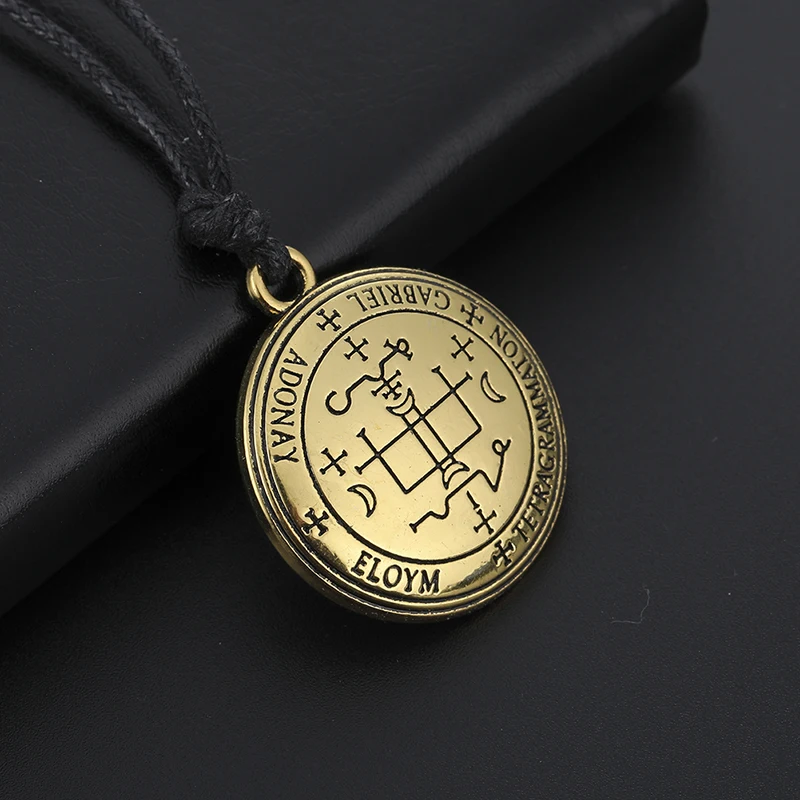 Teamer религиозные Rope Chain Ангел Для мужчин кулон Цепочки и ожерелья Архангел Майкл