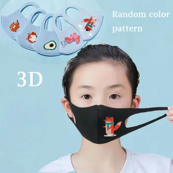 

10Pcs Protective Mask Washable Dustproof Reusable Face Mask Children Kids Spring Summer Breathable Anti-pollution Facial Cover