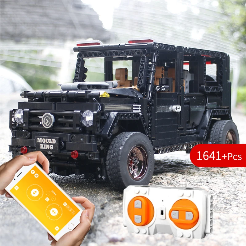

RC APP MOC SUV G500 AWD Wagon Model Car Sets Fit Assembly Electric remote control Building Blocks Toys For Children Gifts