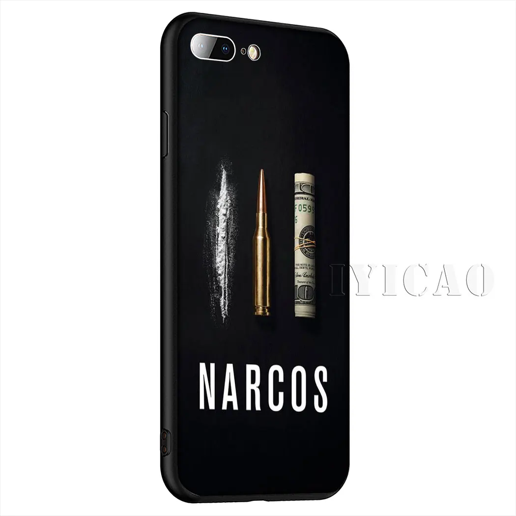Мягкий чехол для телефона IYICAO Narcos tv Pablo escobar для iPhone XR X XS Max 6 6S 7 8 Plus 5 5S SE - Цвет: 6