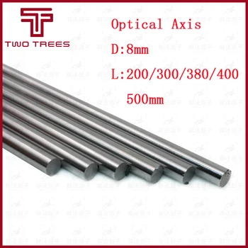 

3D Printer Parts OD 8mm x 200/300/380/400/500mm Cylinder Liner Rail Linear Shaft Optical Axis For 3D Printer And CNC