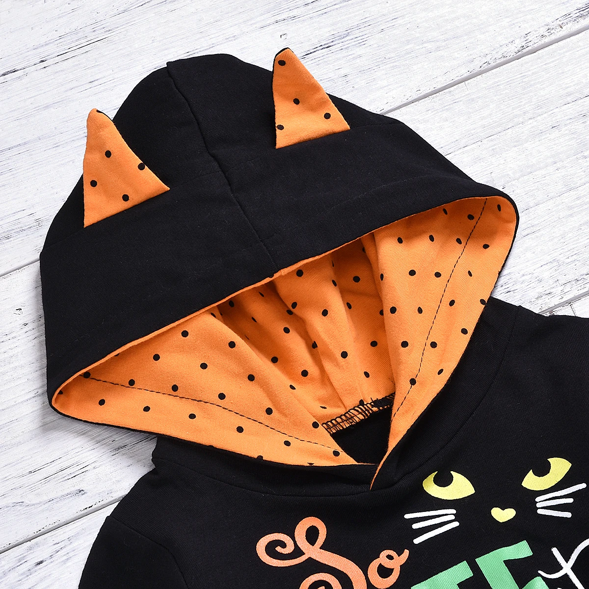 kids fall dress ghost prints girls boutique dresses with ruffle designs baby Halloween dress wholesale  for 2 pcs