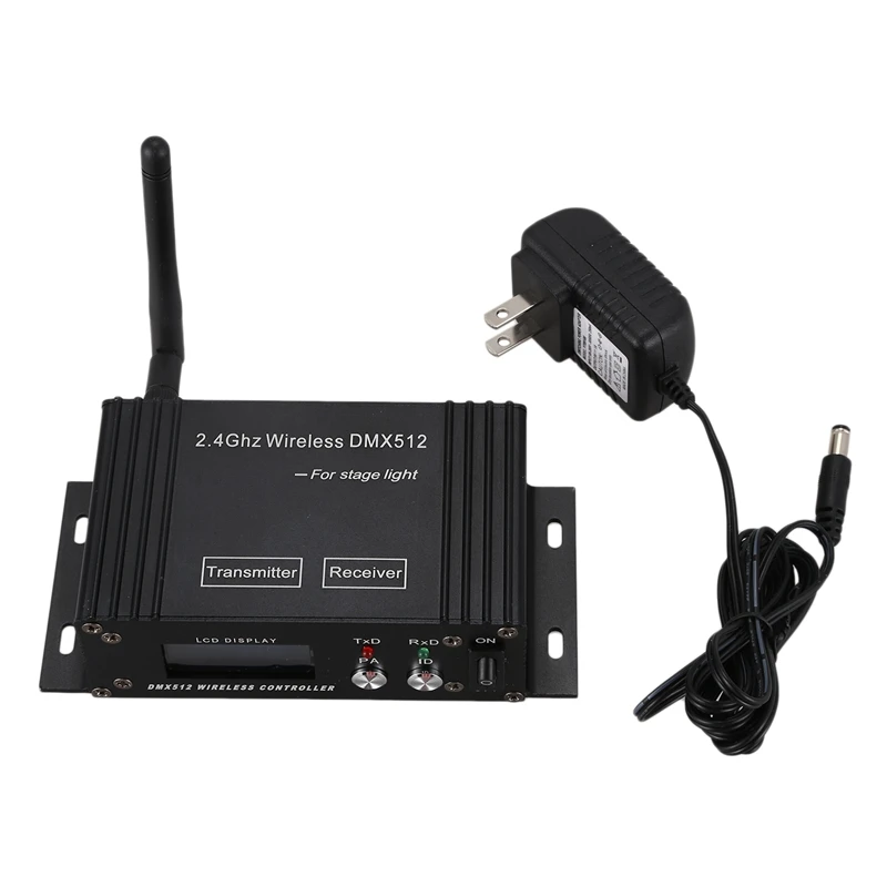 ELEG-9 шт. DMX512 DMX Dfi DJ 2,4G lcd беспроводной 8 приемник и 1 передатчик Управление освещением с адаптером