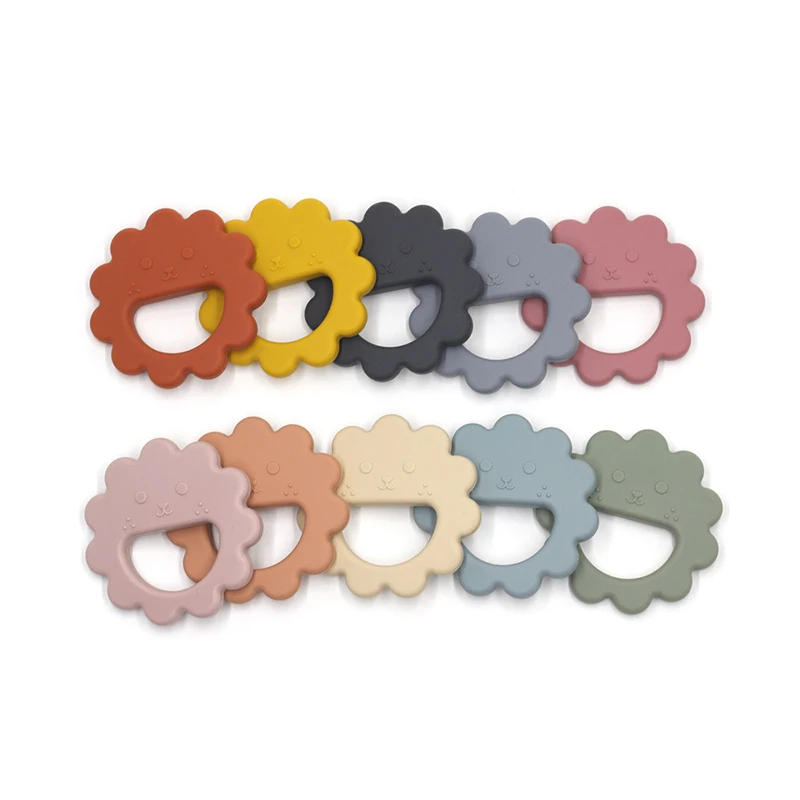 

Baby Silicone Teether Soft Silicone Kids Teether Toy Chewable Food Grade Silicone Teether Nursing Gift Accessories for Baby