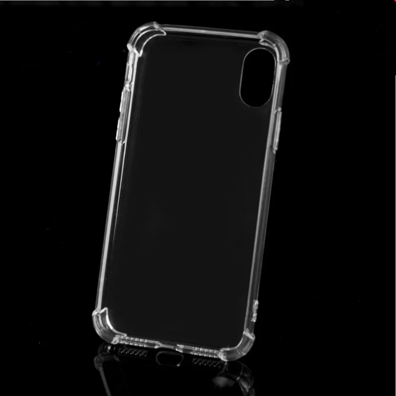 

Luxury Soft Silicone Shockproof Case For iPhone 6 6S 8 7 Plus Case 5 5S SE TPU Cover For iPhone X XS Max XR Black Cover Coque
