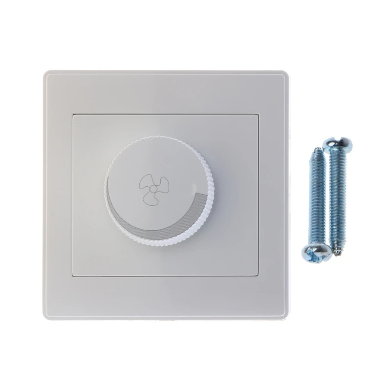 220V Adjustment Ceiling Fan Speed Control Switch Wall Button Dimmer | Бытовая техника