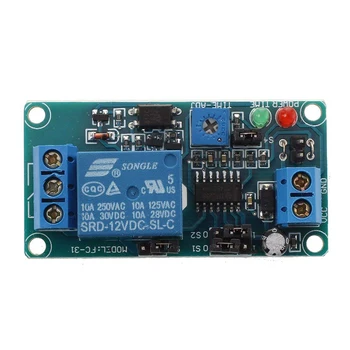 

DC 12V Automation Timing Board Circuit Electronics Timer Digital Relay Module Car Buzzer Control Time Delay Switch Trigger