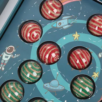 

12pcs Cat Play Chewing Toy Cat Pet Straw Rope Weave Ball Teaser Ball For Pets Cat Rattle Scratch Catch Toy Pet Gift #s1S