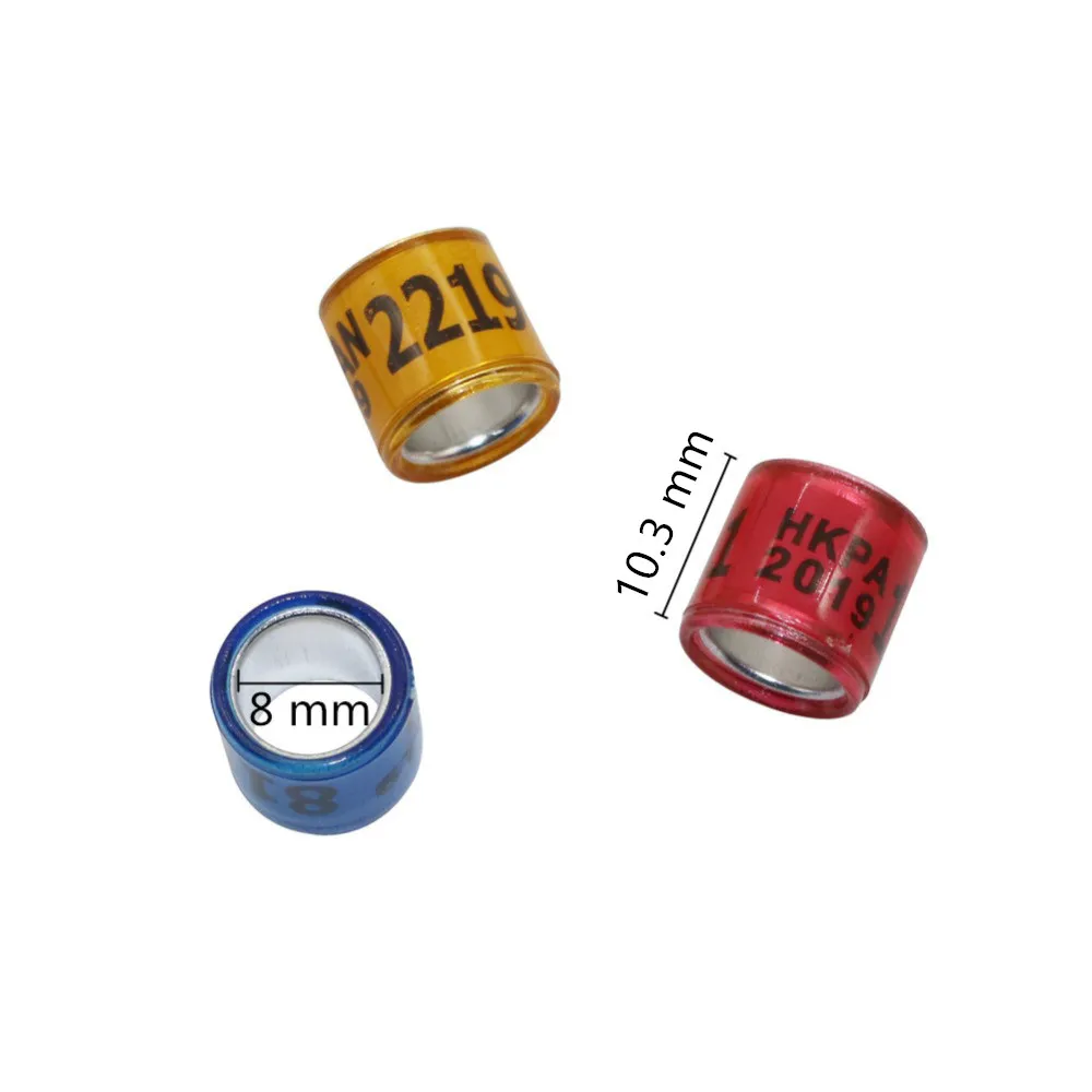 Buyer Custom Pigeon Foot Ring "Year + Country Code + Number" 10 Colors To Choose From Bird Foot Ring - Image 3