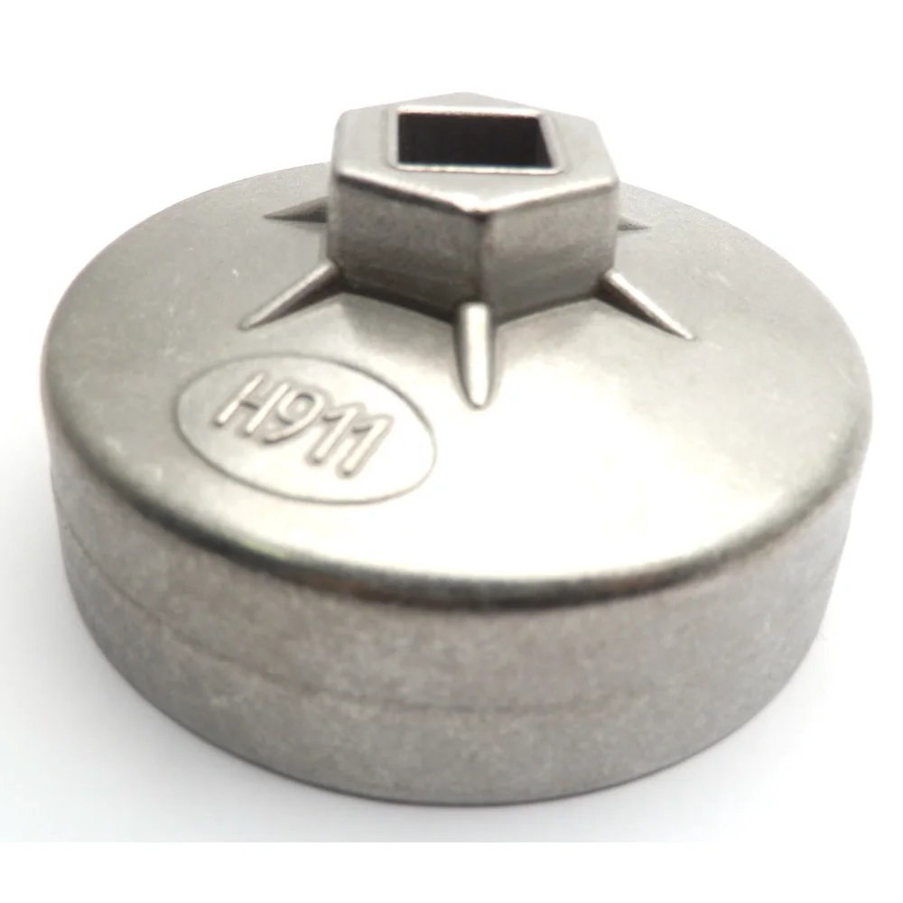 Car 901-915 Oil Filter Socket Wrench Cap Drive Remover Flutes Cup Housing Tool