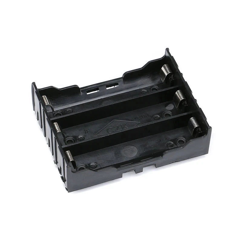 Compact Battery Holder 18650 Battery Case Holder with Pins Small Size Box 1X 2X 3X 4X Slot Batteries Container Hard Pin,parts storage box,parts organizer