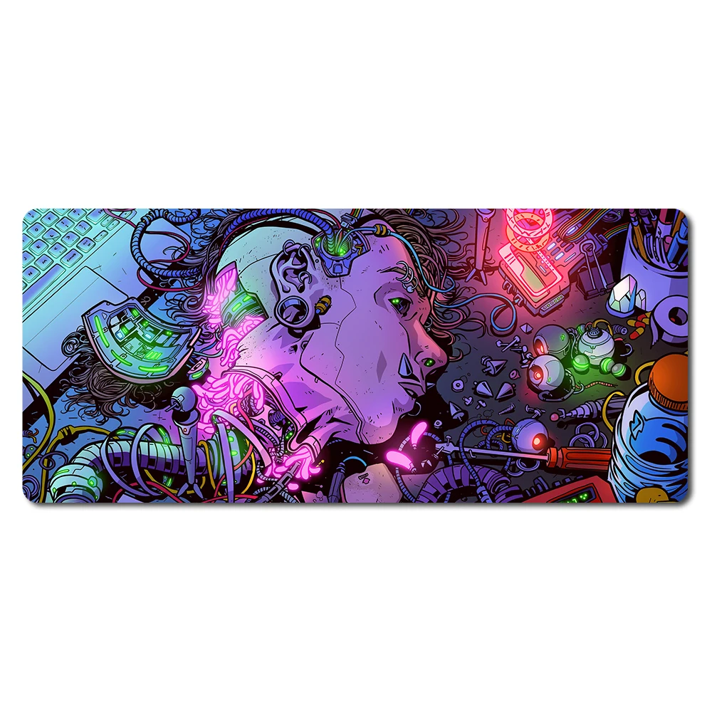 Игровой коврик для мыши Earth Dream подходит киберпанка большой геймерский