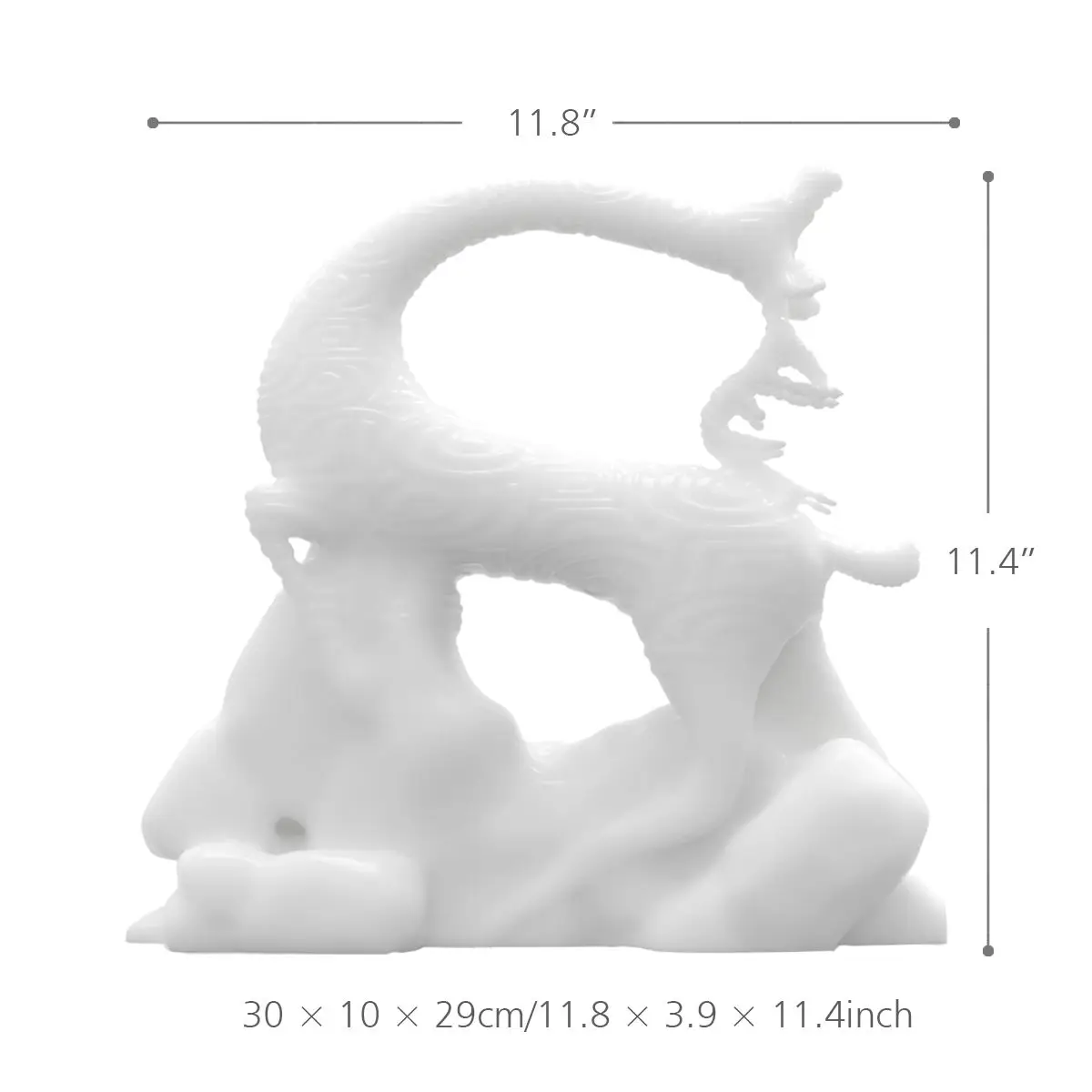 Современная Скульптура с 3D принтом, поющий олень, дизайн, украшение для дома, украшение для домашнего офиса