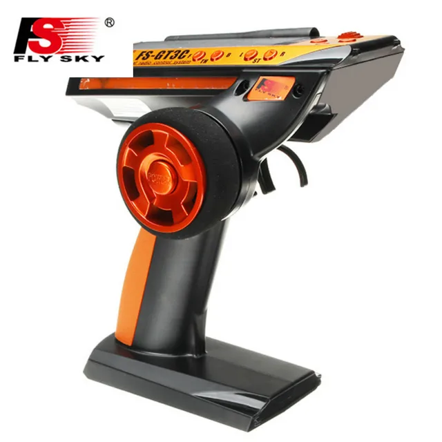 FLYSKY FS-GT3C-transmisor de batería GT3C, 2,4G, 3 CANALES, 3,7 V, 800mah, GR3E con receptor, para coche, camión, todoterreno, Jeep, barco, 4WD FLYSKY FS-GT3C-transmisor de batería GT3C, 2,4G, 3 CANALES, 3,7 V, 800mah, GR3E con receptor, para coche, camión, todoterreno, Jeep, barco, 4WD