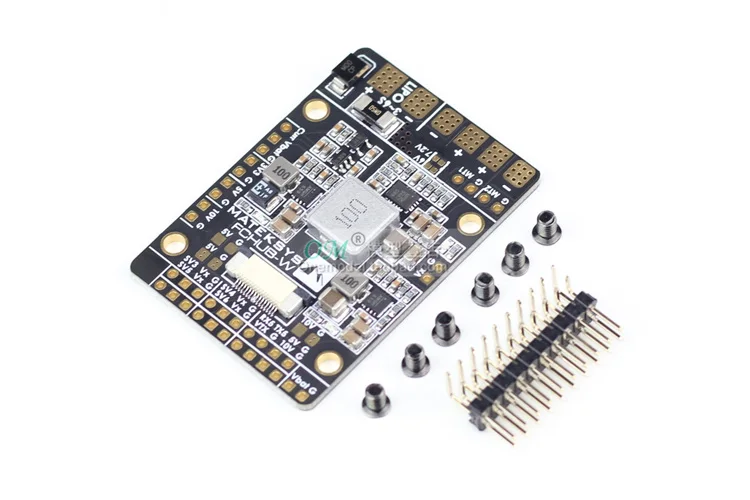 Matek Mateksys PDB FCHUB-W 3-6S Встроенный 4 BEC 5V/10V 2A Датчик тока специальная распределительная