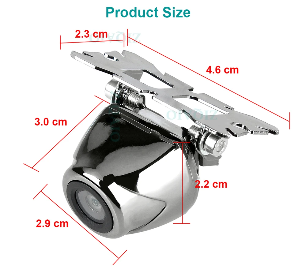 Car Rear View Camera Universal Backup Reverse Parking Camera Night Vision Waterproof Reversing Cam Wide Degree Car accessories