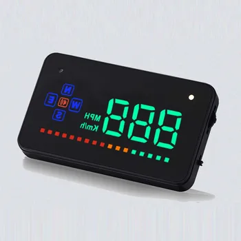 

Universal Car HUD Head Up Display Speedometer MPH/Km/h Overspeed Alert Warn Windshield Auto Electronic Voltage Alarm for cars