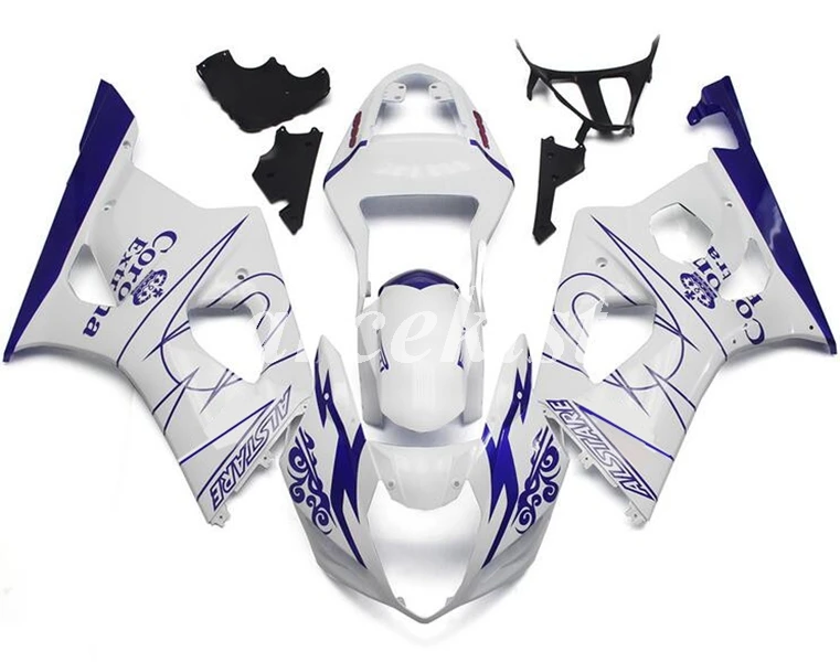 4 подарки ABS мотоцикл полный обтекатель комплект подходит для Suzuki GSX-R1000 2003 2004 03 04 K3 GSXR1000 Кузов Набор корона синий