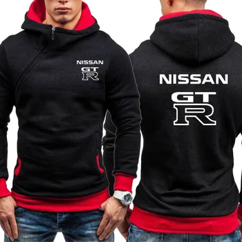 

Hoodies Men GTR Car Logo Sweatshirt Hoody Spring Autumn Fleece Cotton Zipper Jacket Hoodie Fashion Hip Hop Harajuku Mens clothes