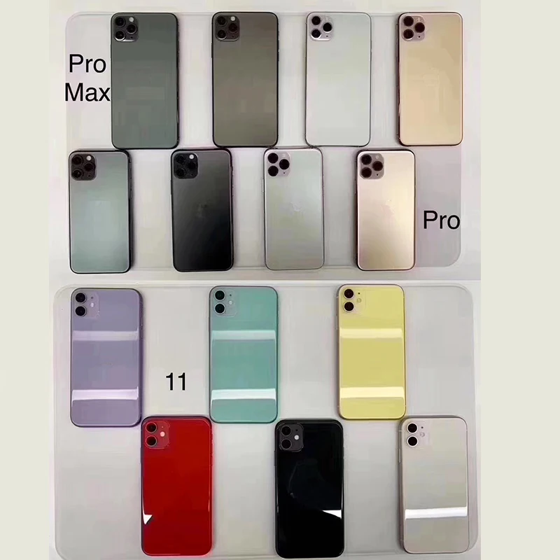 Заднее стекло для iPhone 11 ЖК сенсорный экран Задняя крышка батареи Стекло Замена объектива запасные части для мобильного телефона аксессуары инструменты для фиксации