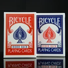 2 шт./компл. покерный синего и красного цветов, велосипедные Волшебная регулярные игральные карты Райдер назад Стандартный палубы волшебную уловку 808 герметичный палубы