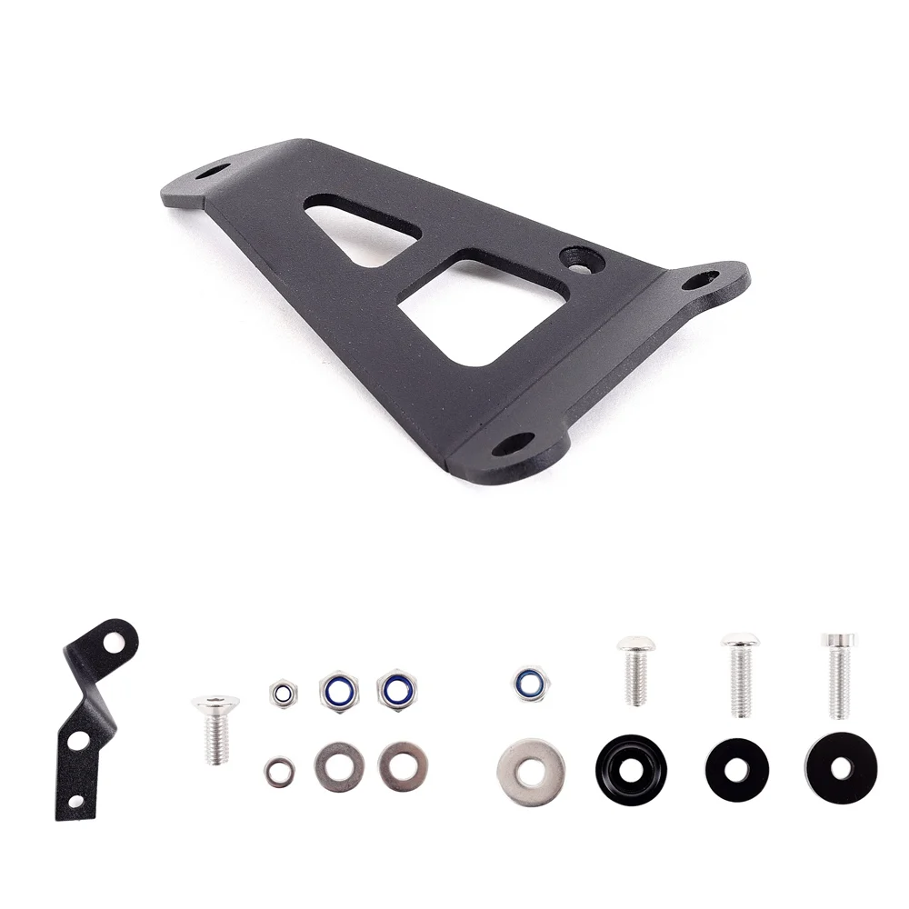 

New Aluminum Motorbike Exhaust Hanger Bracket with Screws Black Motorcycle Accessories For KAWASAKI NINJA300 NINJA 300 2013 2014