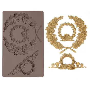 

Flower Frame Silicone Mold Cake Decoration silicone mold fondant mold cake decorating tools chocolate molds kichen accessories